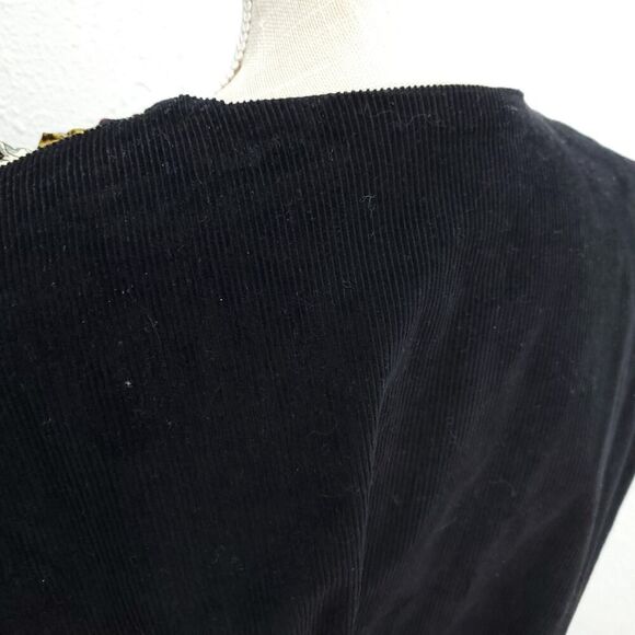 Vintage 70s Funky 90s One Of A Kind Corduroy Textured Knot Patchwork Tuxedo Vest - Picture 8 of 10